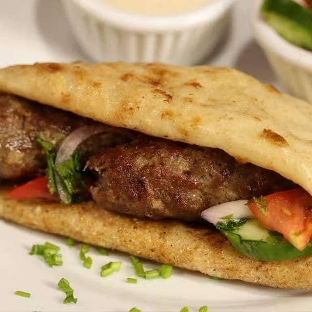 Beef Kofta Sandwich - رغيف كفتة.