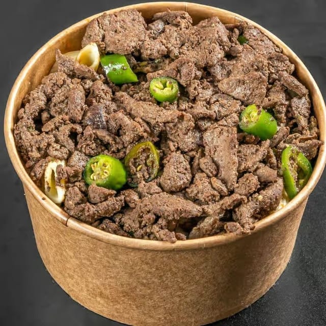 Pasta with Beef Liver - مكرونة بالكبدة.