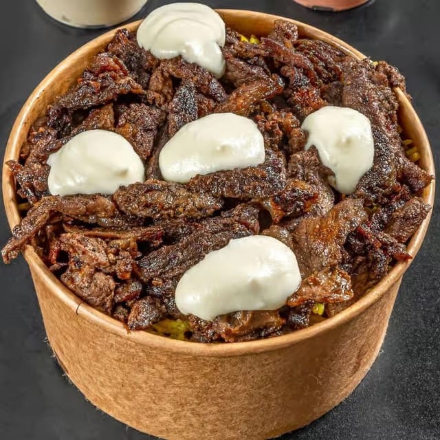Meat Shawarma Fattah - فتة شاورما لحمة.