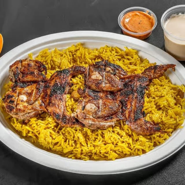 2 Grilled Quail - سمان مشوي.